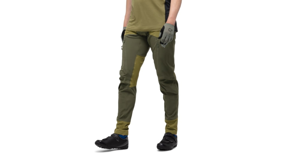 Norrona Fjr Gore-Tex Infinium Pants - Mens, Olive Night/Olive Drab, Medium, 7042698401885
