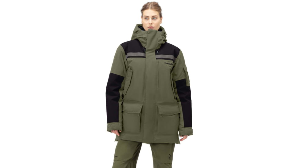 Norrona Gore-Tex Down750 Parka, Olive Night, Medium, 5204-20-3301-M