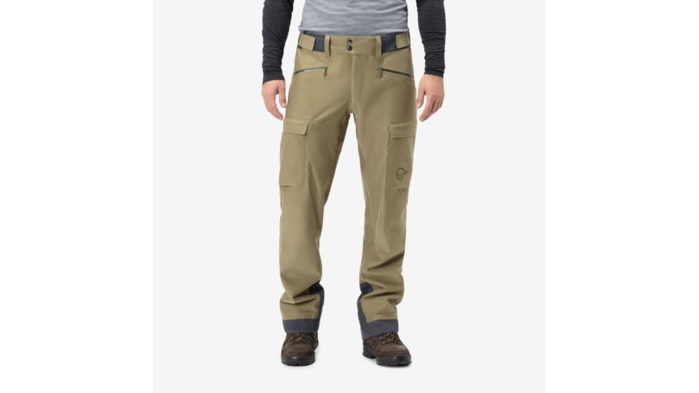 Norrona Kvinnherad Gore-Tex Pants - Mens, Olive Drab, 2XL, 4601-18-3897-XXL