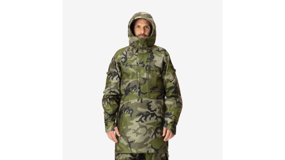Norrona Kvinnherad Gore-Tex Parka - Mens, Green Camo, Medium, 4611-18-3895-M