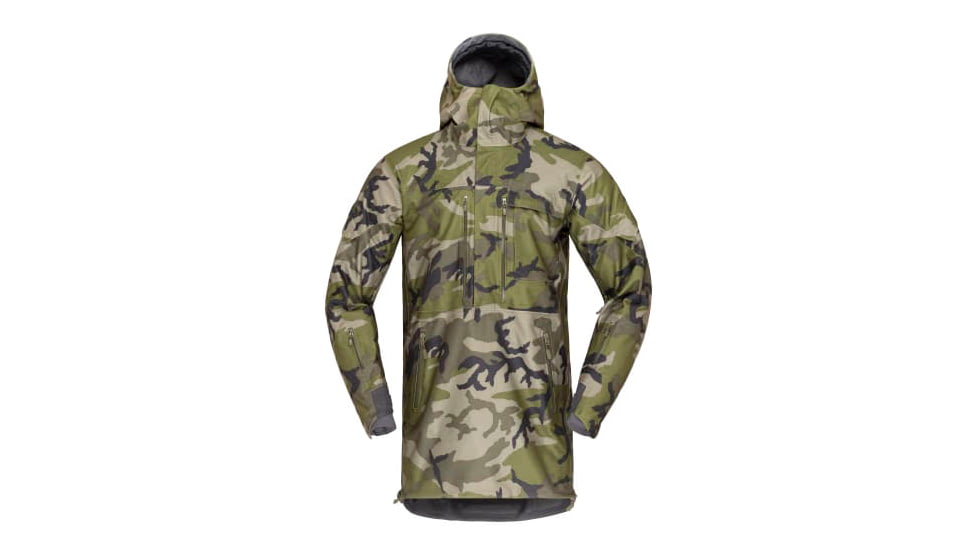 Norrona Kvinnherad Gore-Tex Parka - Mens, Green Camo, Medium, 4611-18-3895-M