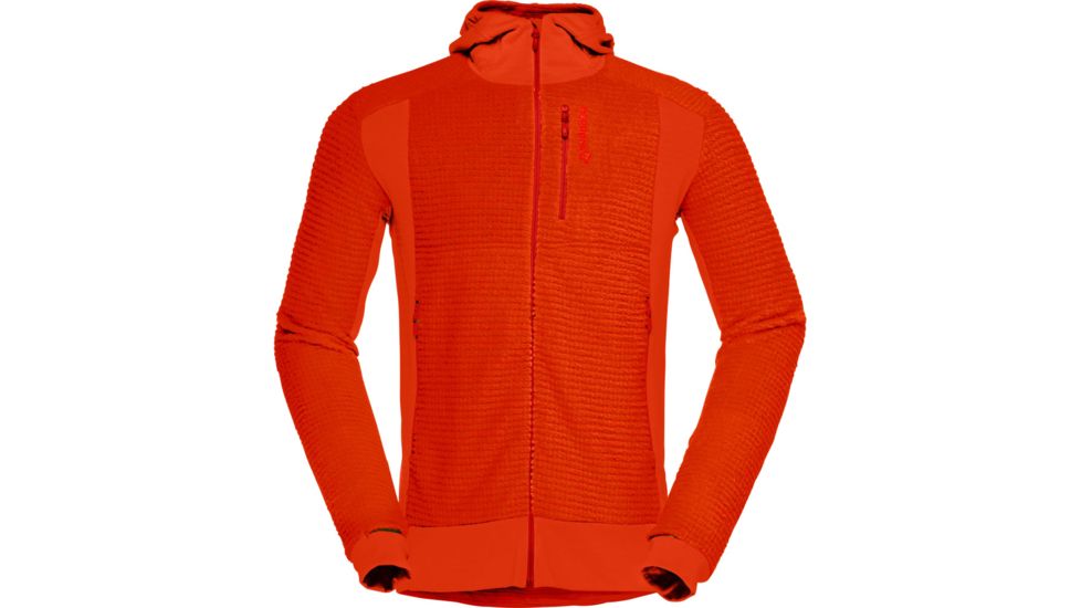 Norrona Lofoten Alpha120 Zip Hoodie - Mens, Rooibos tea, Large, 1016-17-5510-L