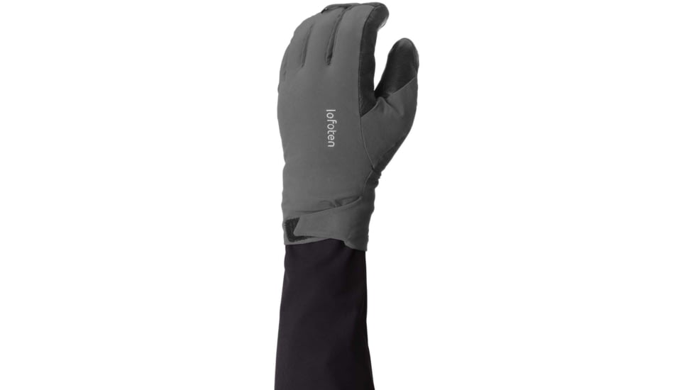 Norrona Lofoten Dri1 Primaloft170 Short Gloves, Phantom, Large, 1062-17-8850-L