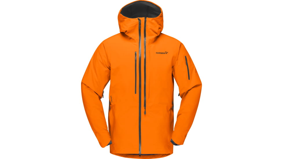 Norrona Lofoten Gore-Tex Pro Plus Jacket - Mens, Orange Popsicle, Large, 1001-20-5540-L