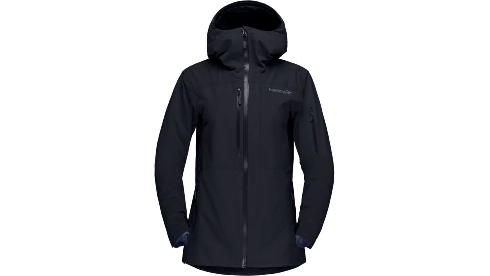 Norrona Lofoten Gore-Tex Insulated Jacket - Womens, Caviar, Small, 1007-18-7718-S