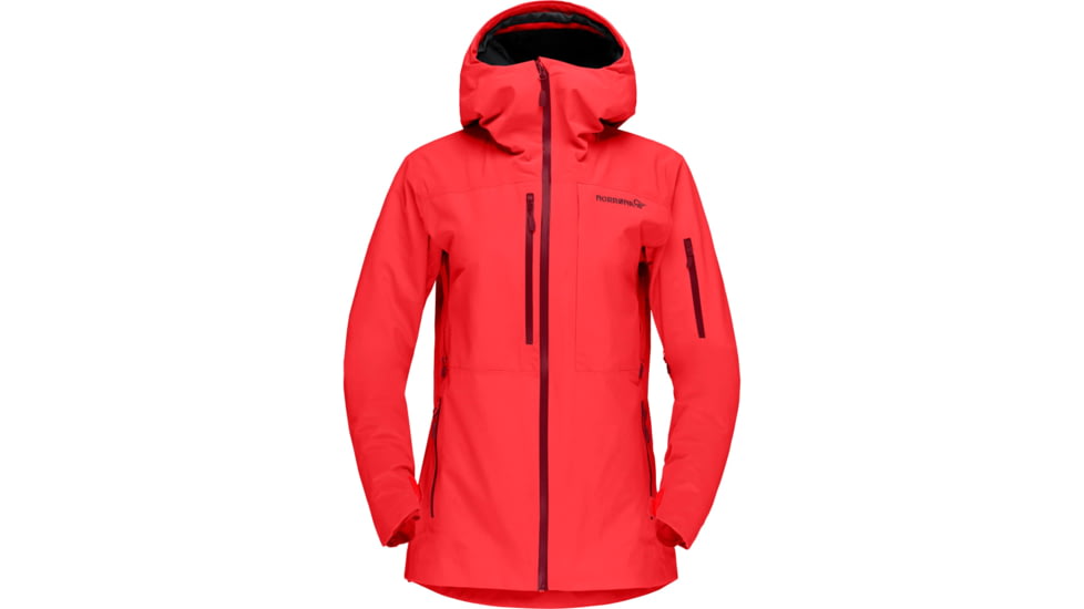 Norrona Lofoten Gore-Tex Insulated Jacket - Womens, Crisp Ruby, Small, 1007-18-1280-S