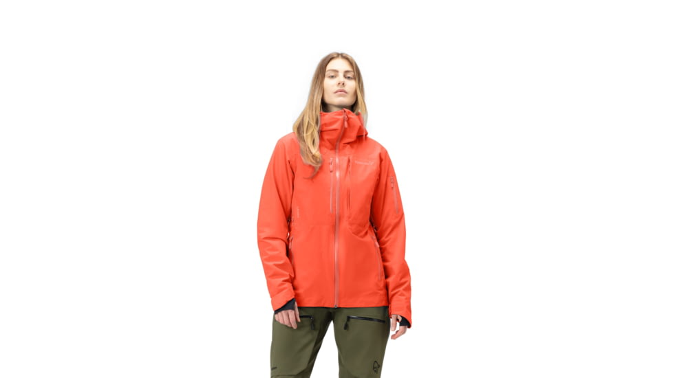 Norrona Lofoten Gore-Tex Insulated Jacket - Womens, Orange Alert, Extra Small, 1007-18 5620 XS