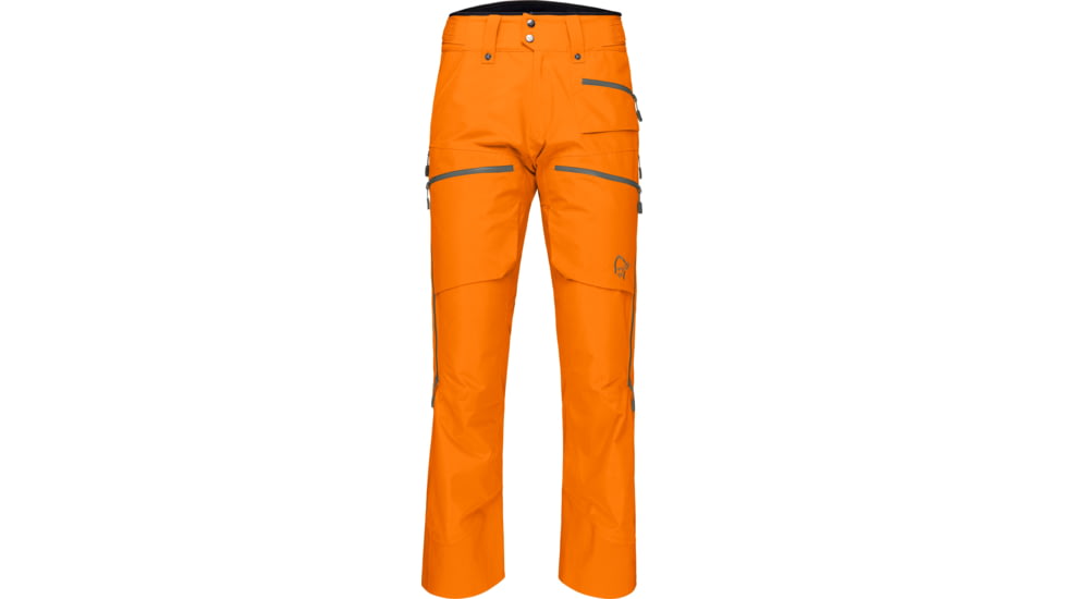 Norrona Lofoten Gore-Tex Insulated Pants - Mens, Orange Popsicle, Medium, 1051-20-5540-M