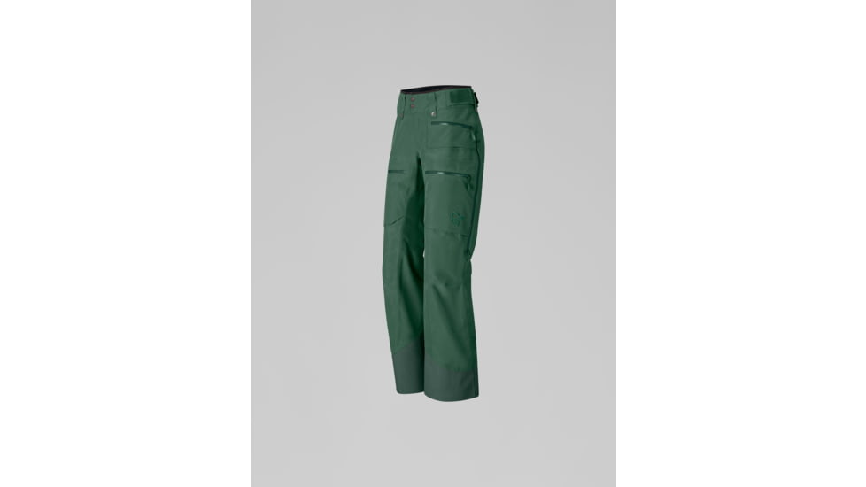 Norrona lofoten Gore-Tex Insulated Pants - Womens, Jungle Green, Extra Small, 1024-24-3663-XS