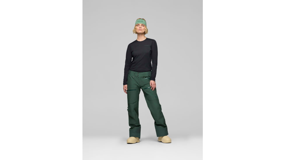 Norrona lofoten Gore-Tex Insulated Pants - Womens, Jungle Green, Extra Small, 1024-24-3663-XS