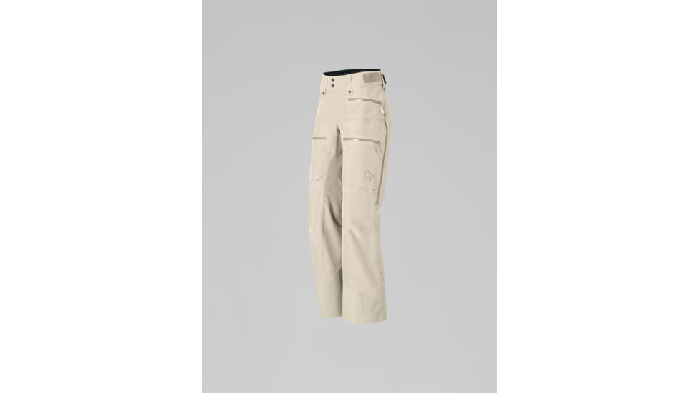 Norrona lofoten Gore-Tex Insulated Pants - Womens, Oatmeal, Medium, 1024-24-4411-M