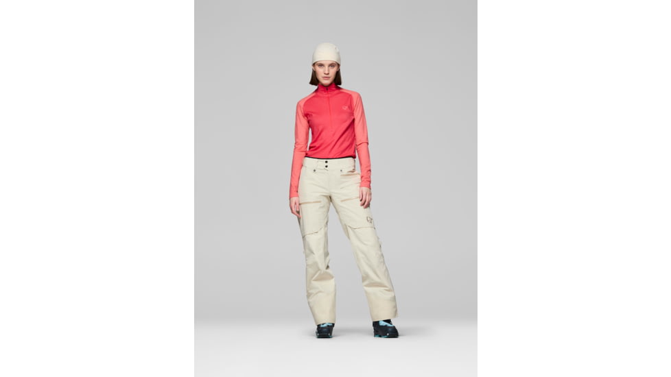 Norrona lofoten Gore-Tex Insulated Pants - Womens, Oatmeal, Medium, 1024-24-4411-M