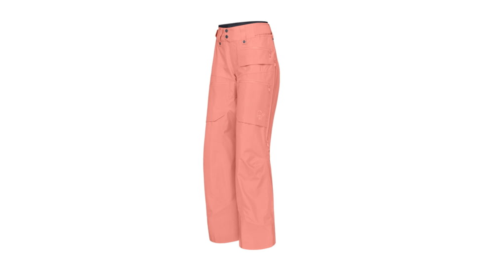 Norrona Lofoten Gore-Tex Insulated Pants - Womens, Peach Amber, Small, 1052-20 5654 S