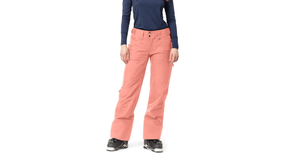 Norrona Lofoten Gore-Tex Insulated Pants - Womens, Peach Amber, Small, 1052-20 5654 S