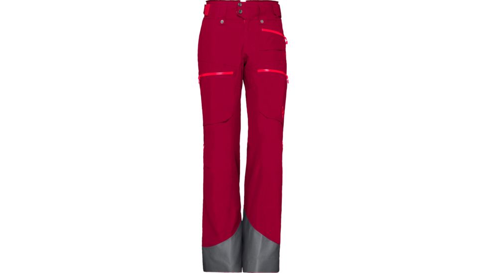 Norrona Lofoten Gore-Tex Insulated Pants - Womens, Rhubarb, Small, 1004-18-5700-S