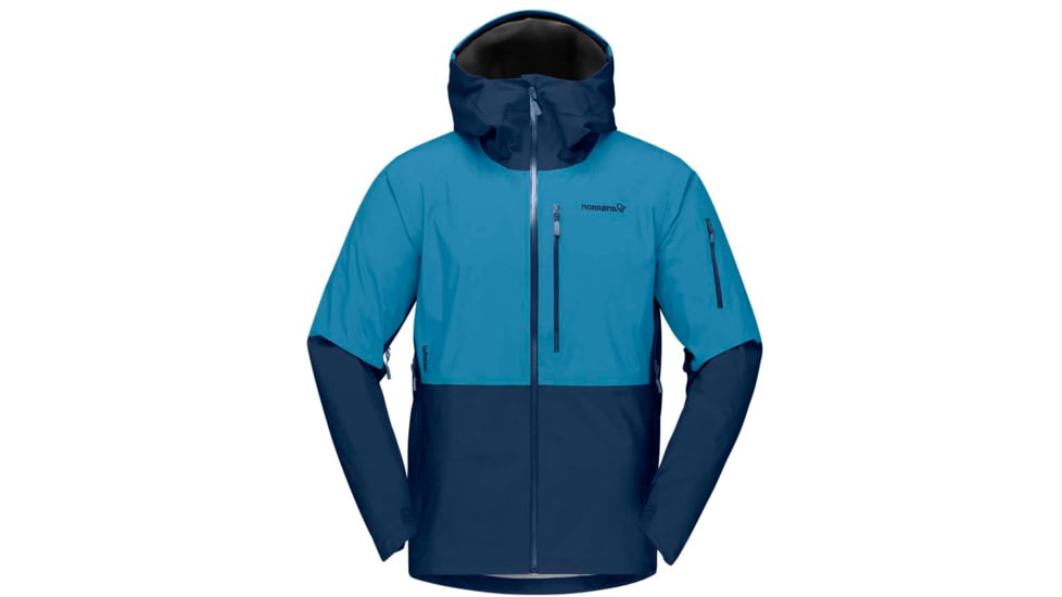 Norrona Lofoten Gore-Tex Jacket - Mens, Hawaiian Surf/Indigo Night, XXL, 1004-20-6609-XXL