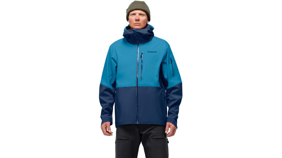 Norrona Lofoten Gore-Tex Jacket - Mens, Hawaiian Surf/Indigo Night, XXL, 1004-20-6609-XXL