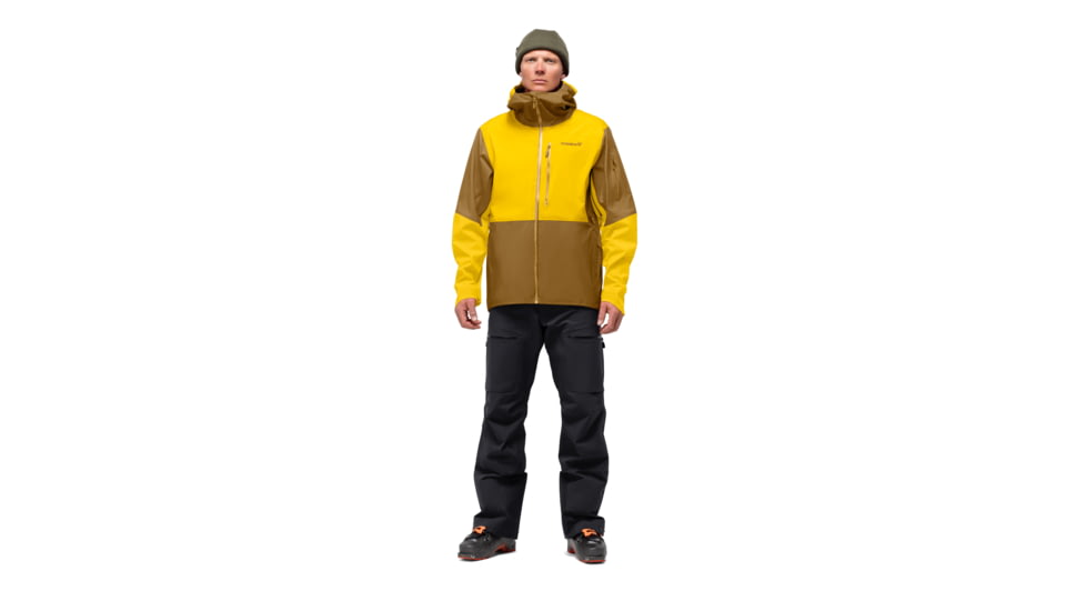 Norrona Lofoten Gore-Tex Jacket - Mens, Sulphur/Camelflage, Medium, 1004-20 5014 M