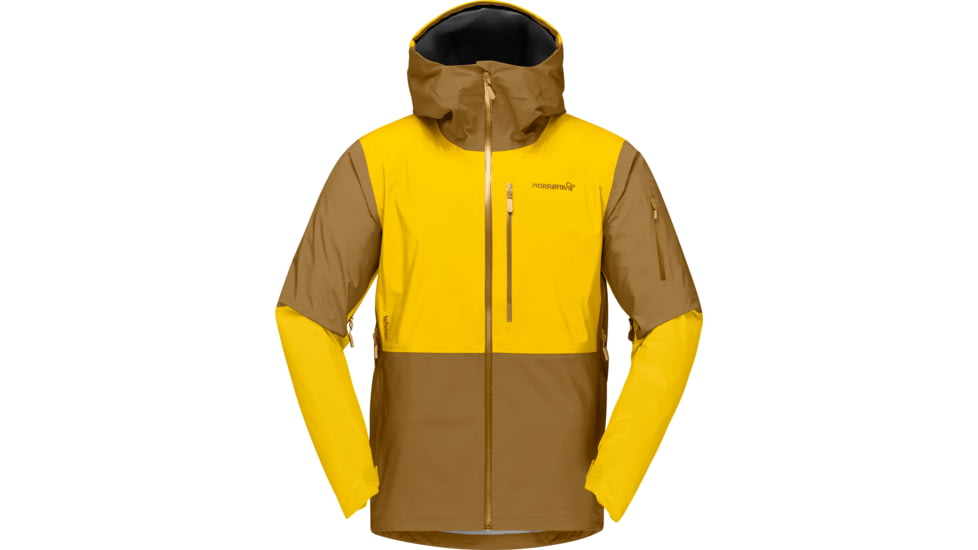 Norrona Lofoten Gore-Tex Jacket - Mens, Sulphur/Camelflage, Medium, 1004-20 5014 M