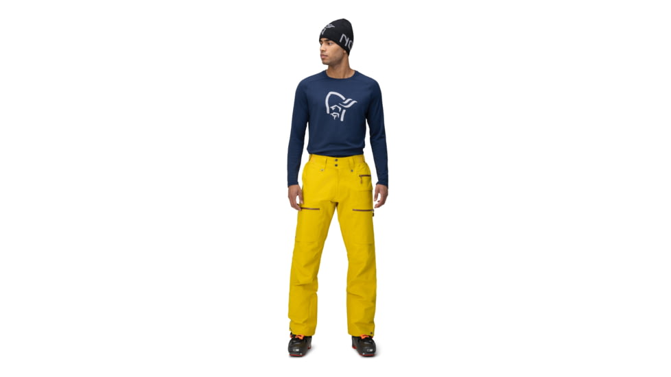 Norrona Lofoten Gore-Tex Pants - Mens, Sulphur, Medium, 1027-20 5010 M