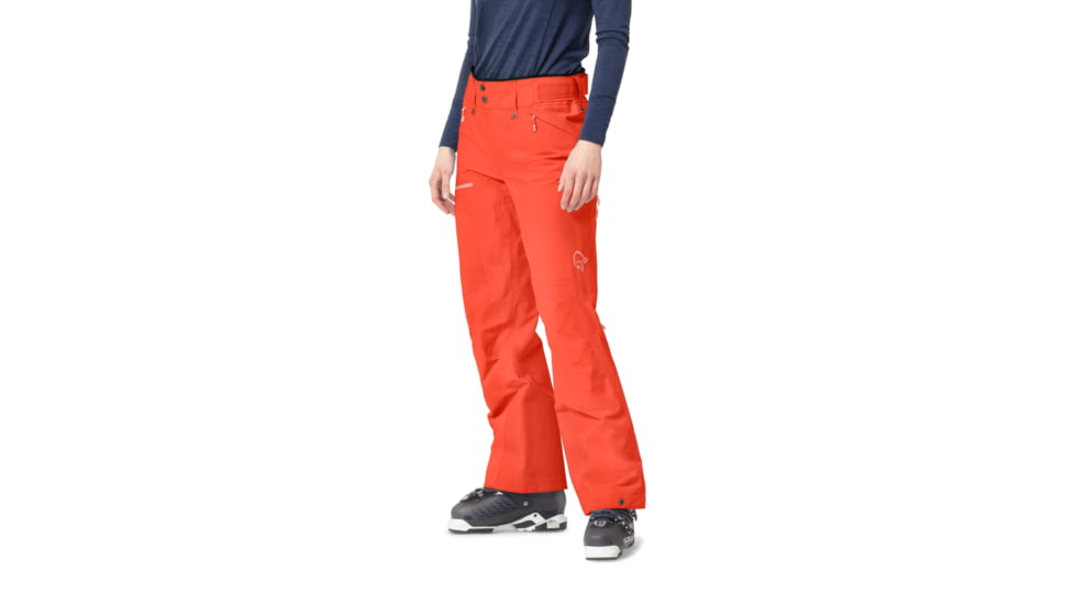 Norrona Lofoten Gore-Tex Pants - Womens, Orange Alert, Large, 1044-20 5620 L