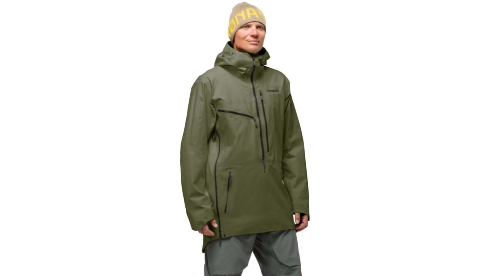 Norrona Lofoten Gore-Tex Pro Anorak - Mens, Olive Night, Small, 1034-20-3301-S