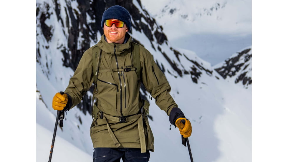 Norrona Lofoten Gore-Tex Pro Anorak - Mens, Olive Night, Small, 1034-20-3301-S