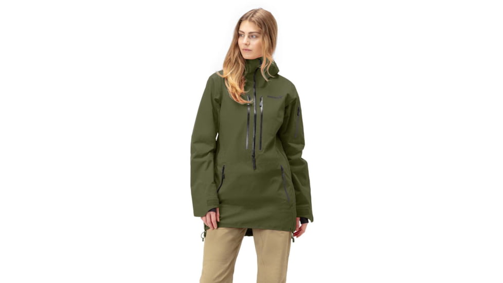 Norrona Lofoten Gore-Tex Pro Anorak - Womens, Olive Night, Large, 1049-20-3301-L