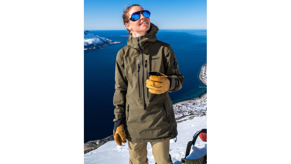 Norrona Lofoten Gore-Tex Pro Anorak - Womens, Olive Night, Large, 1049-20-3301-L