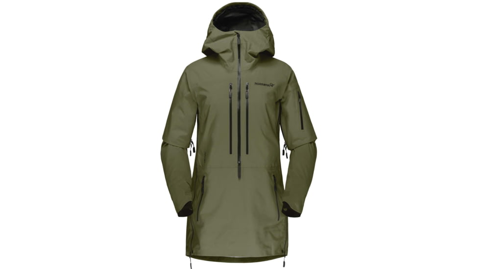 Norrona Lofoten Gore-Tex Pro Anorak - Womens, Olive Night, Large, 1049-20-3301-L