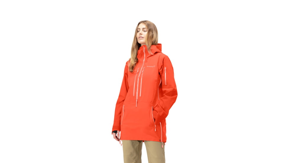 Norrona Lofoten Gore-Tex Pro Anorak - Womens, Orange Alert, Small, 1049-20 5620 S