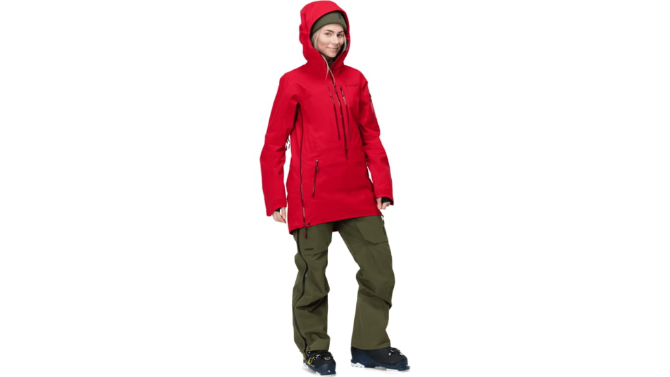 Norrona Lofoten Gore-Tex Pro Anorak - Womens, True Red, Extra Small, 1049-20-1105-XS