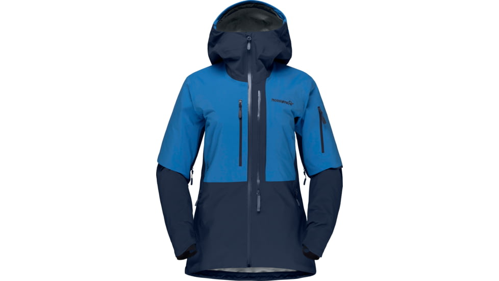Norrona Lofoten Gore-Tex Pro Jacket - Womens, Campanula/Indigo Night, Small, 1031-20-6602-S