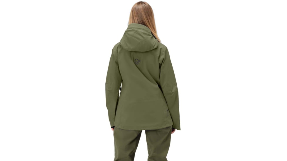 Norrona Lofoten Gore-Tex Pro Jacket - Womens, Olive Night, Extra Small, 1031-20-3301-XS