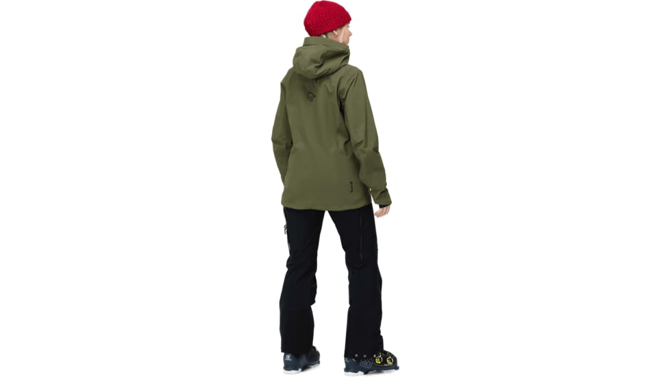 Norrona Lofoten Gore-Tex Pro Jacket - Womens, Olive Night, Extra Small, 1031-20-3301-XS