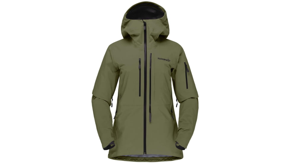 Norrona Lofoten Gore-Tex Pro Jacket - Womens, Olive Night, Extra Small, 1031-20-3301-XS