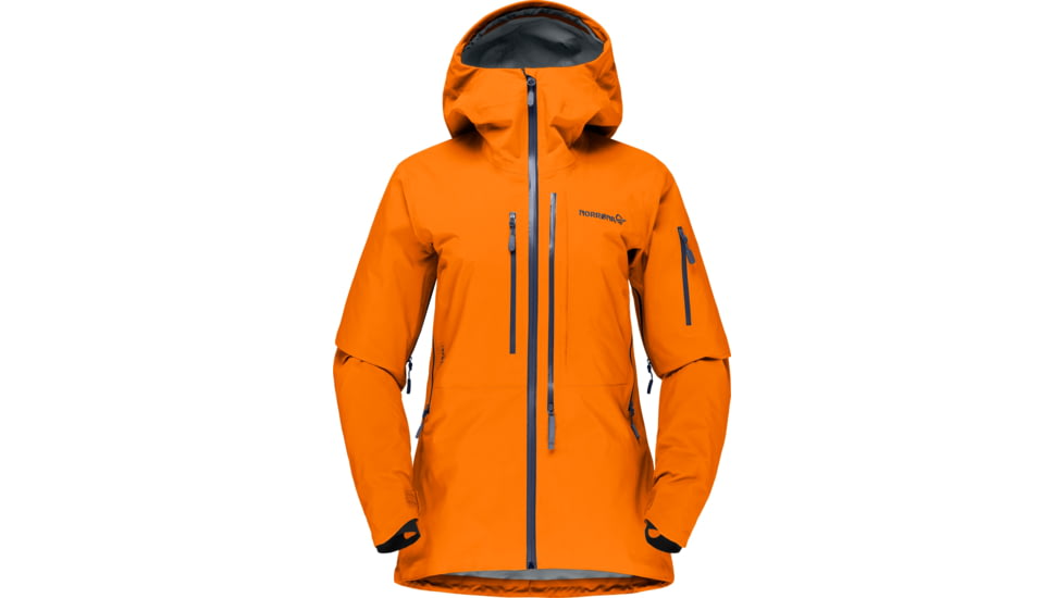 Norrona Lofoten Gore-Tex Pro Jacket - Womens, Orange Popsicle, Large, 1031-20-5540-L