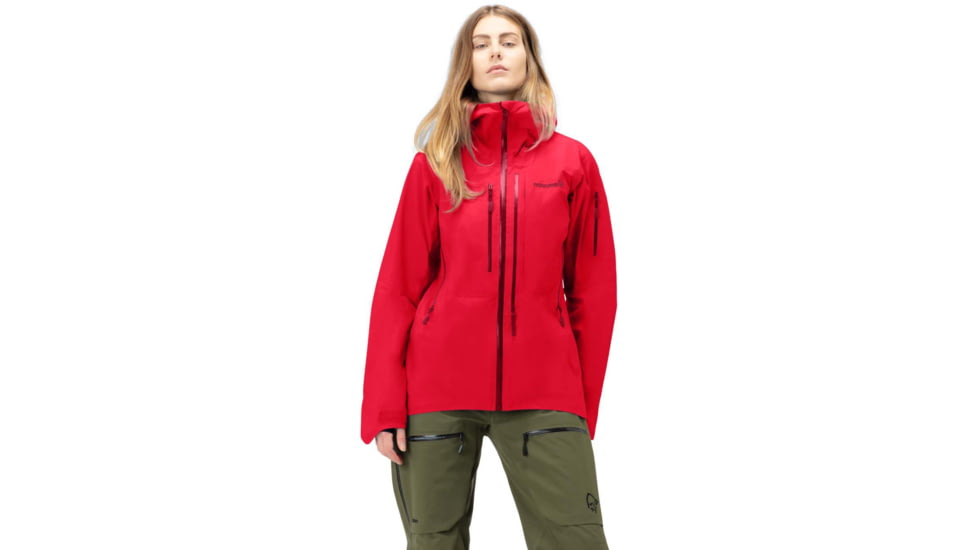 Norrona Lofoten Gore-Tex Pro Jacket - Womens, True Red, Large, 1031-20-1105-L