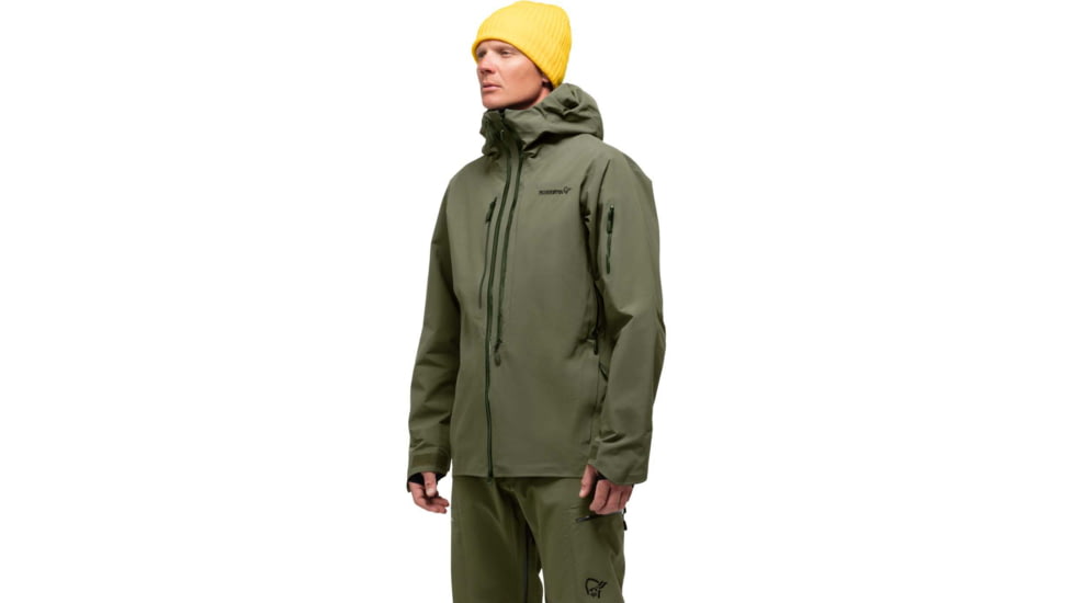 Norrona Lofoten Gore-Tex Pro Plus Jacket - Mens, Olive Night, Small, 1001-20-3301-S