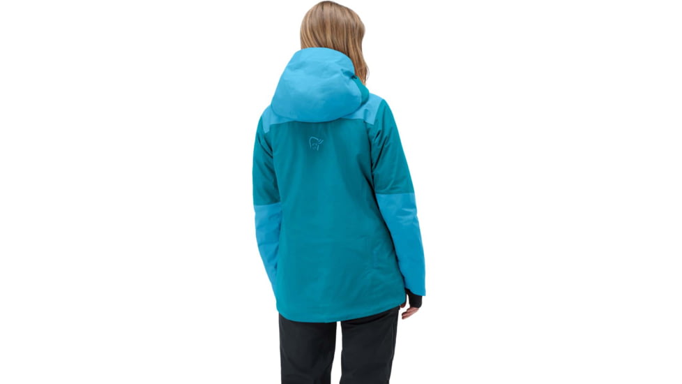 Norrona Lofoten Gore-Tex Thermo100 Jacket - Womens, Aquarius/Hawaiian Surf, L, 1004-21-2377-L