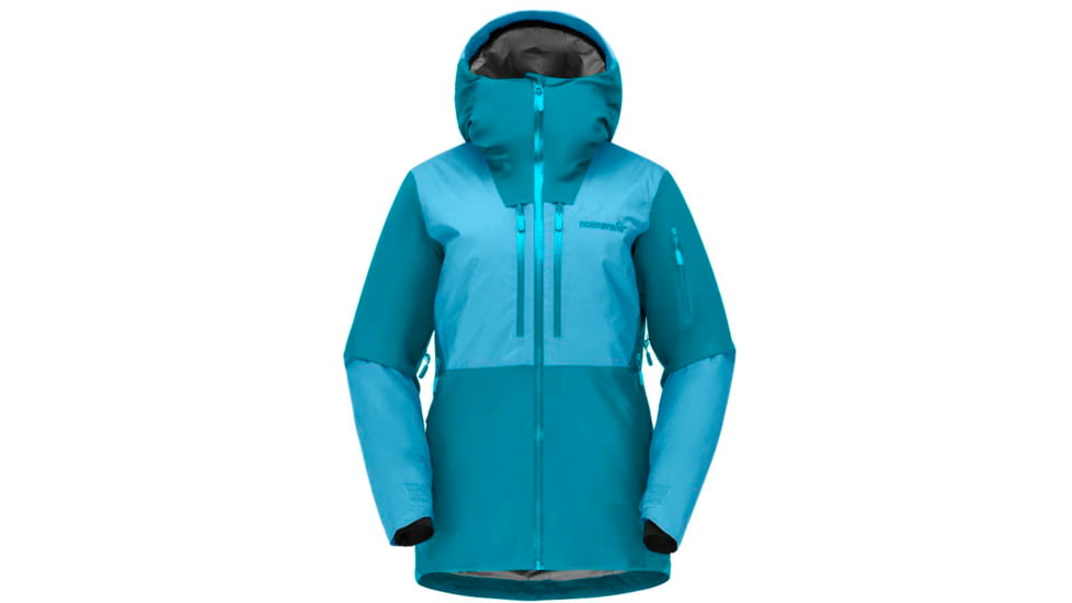 Norrona Lofoten Gore-Tex Thermo100 Jacket - Womens, Aquarius/Hawaiian Surf, L, 1004-21-2377-L