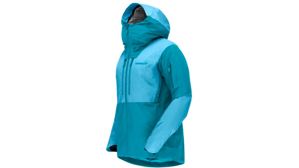 Norrona Lofoten Gore-Tex Thermo100 Jacket - Womens, Aquarius/Hawaiian Surf, L, 1004-21-2377-L