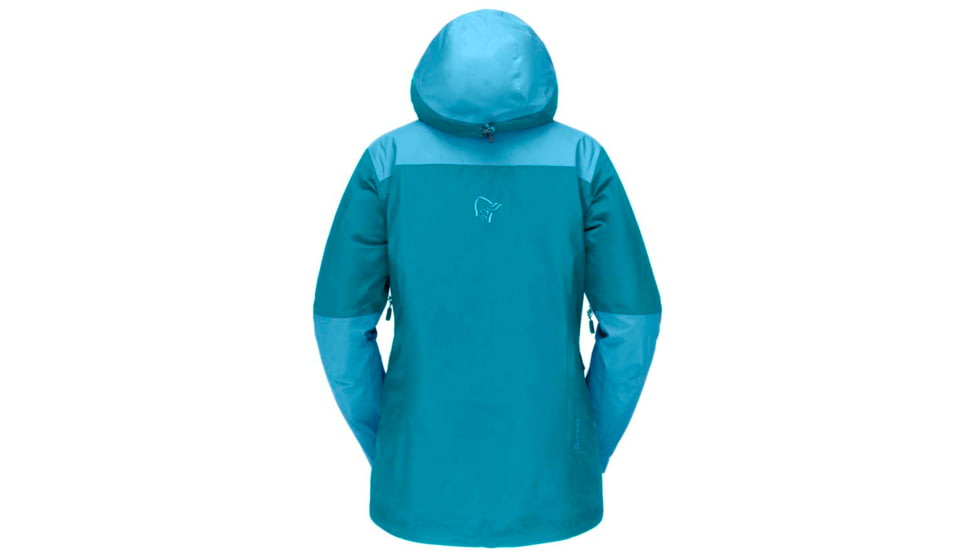 Norrona Lofoten Gore-Tex Thermo100 Jacket - Womens, Aquarius/Hawaiian Surf, L, 1004-21-2377-L