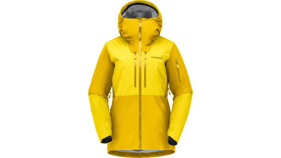 Norrona Lofoten Gore-Tex Thermo100 Jacket - Womens, Blazing Yellow/Sulphur, Extra Large, 1004-21 5655 XL