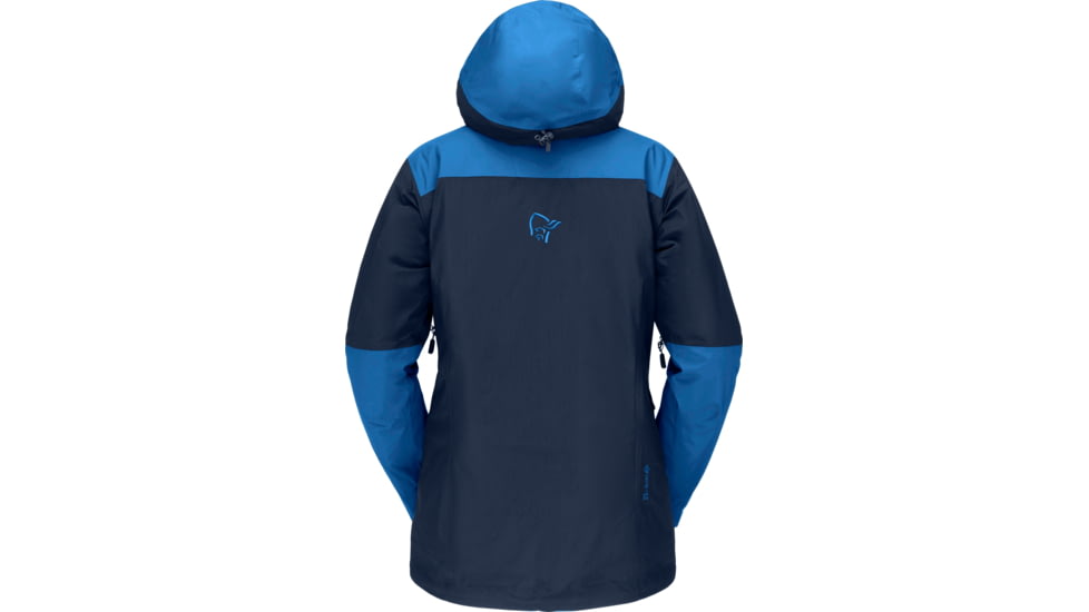 Norrona Lofoten Gore-Tex Thermo100 Jacket - Womens, Campanula/Indigo Night, Extra Small, 1004-21-6602-XS