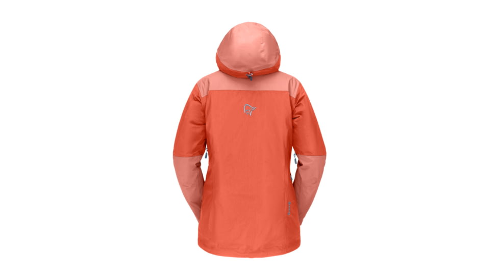 Norrona Lofoten Gore-Tex Thermo100 Jacket - Womens, Orange Alert/Peach Amber, Large, 1004-21 5628 L