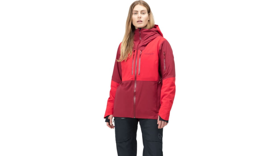 Norrona Lofoten Gore-Tex Thermo100 Jacket - Womens, Rhubarb/True Red, Small, 1004-21-5703-S