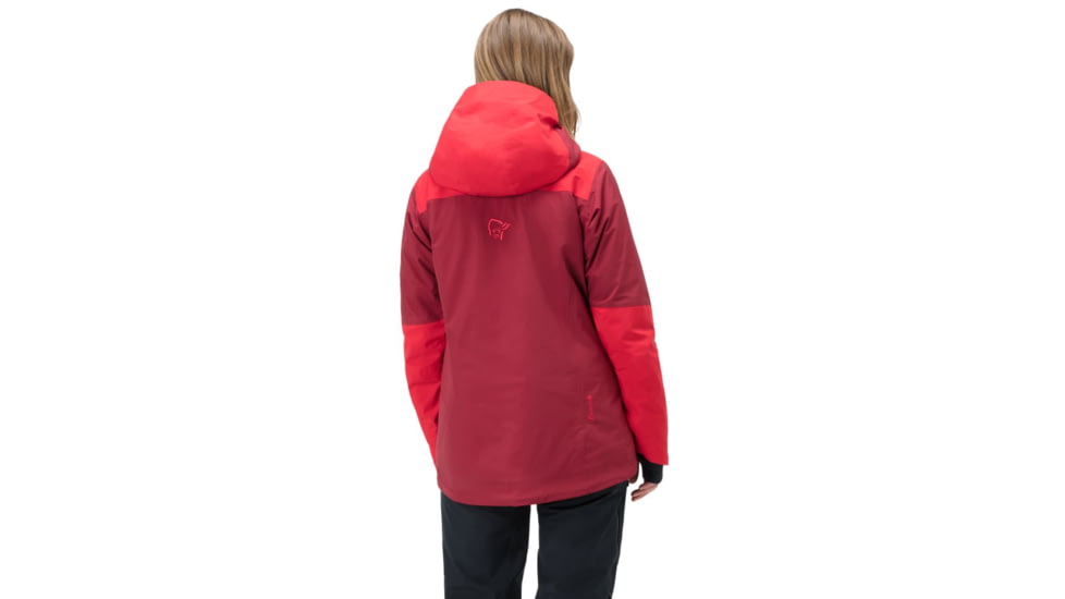 Norrona Lofoten Gore-Tex Thermo100 Jacket - Womens, Rhubarb/True Red, Small, 1004-21-5703-S