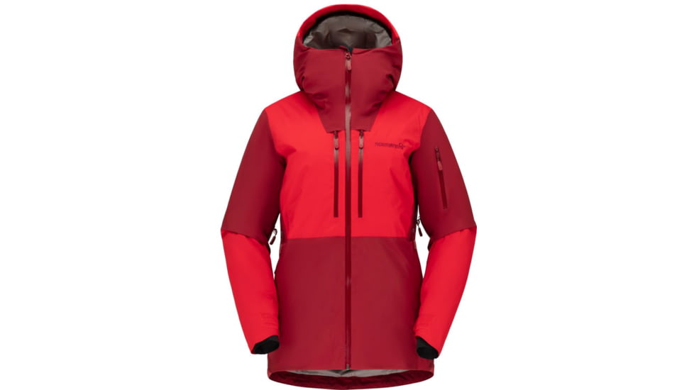 Norrona Lofoten Gore-Tex Thermo100 Jacket - Womens, Rhubarb/True Red, Small, 1004-21-5703-S