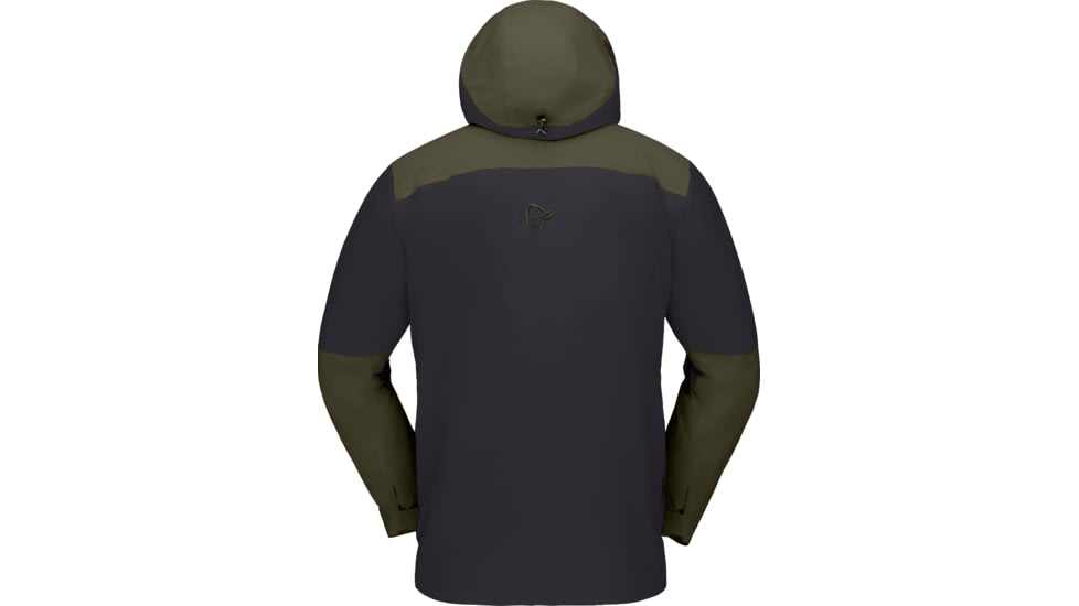Norrona Lofoten Gore-Tex Thermo80 Jacket - Mens, Caviar/Olive Night, Large, 1002-21-7806-L